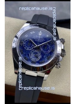 Rolex Cosmograph Daytona Blue Sodalite Dial Original Cal.4130 Movement - 904L Steel Watch