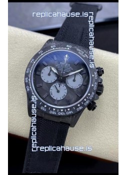 Rolex Daytona DiW All Carbon Graphite Edition Watch - Forged Cabon Casing 1:1 Mirror Replica