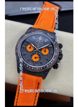 Rolex Daytona DiW Orange Carbon Edition Watch - Forged Cabon Casing 1:1 Mirror Replica