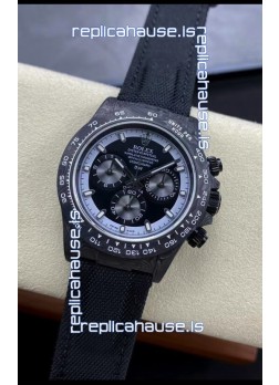Rolex Daytona DiW All Black Edition Watch - Forged Cabon Casing 1:1 Mirror Replica