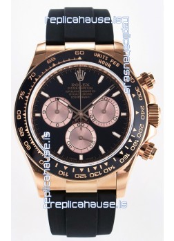 Rolex Cosmograph Daytona M126515 Rose Gold Black Dial Original Cal.4131 Movement Watch 