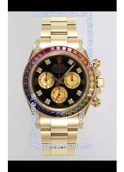 Rolex Cosmograph Daytona 116598BROW Yellow Gold Original Cal.4130 Movement 