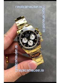 Rolex Cosmograph Daytona M126528 Yellow Gold Black Dial Original Cal.4132 Movement