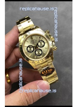 Rolex Cosmograph Daytona M126518 Yellow Gold Casing and Gold Dial Original Cal.4131 Movement