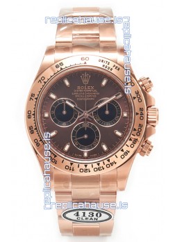 Rolex Cosmograph Daytona M116505 Rose Gold Casing and Brown Dial Original Cal.4130 Movement