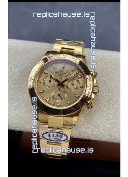 Rolex Cosmograph Daytona 116508 Yellow Gold Original Cal.4130 Movement - Improved Ultimate 904L Steel Watch