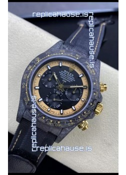 Rolex Cosmograph Daytona DiW CREAM INVERT GOLD Edition Carbon Fiber Replica Watch 
