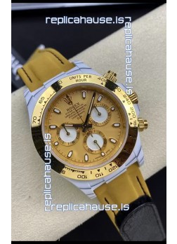 Rolex Cosmograph Daytona DiW GOLDEN ESSENCE Edition White Carbon Fiber Watch - Cal.4130 Movement 