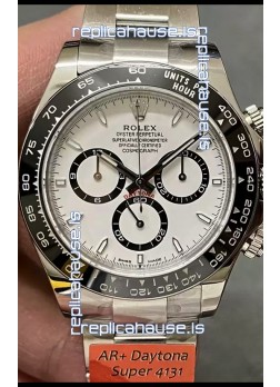 Rolex Cosmograph Daytona M126500LN White Dial Original Cal.4131 Movement - 904L Steel Watch