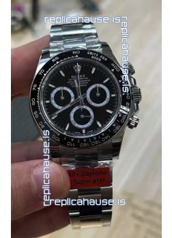Rolex Cosmograph Daytona M126500LN Black Dial Original Cal.4131 Movement - 904L Steel Watch