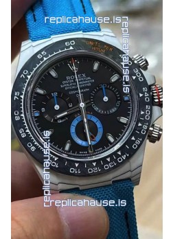 Rolex Cosmograph Daytona DiW RACING BLUE Edition Carbon Fiber Watch - Cal.4130 Movement 