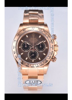 Rolex Cosmograph Daytona M116505-0013 Rose Gold Original Cal.4130 Movement - 904L Steel Watch