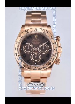 Rolex Cosmograph Daytona M116505-0011 Rose Gold Original Cal.4130 Movement - 904L Steel Watch