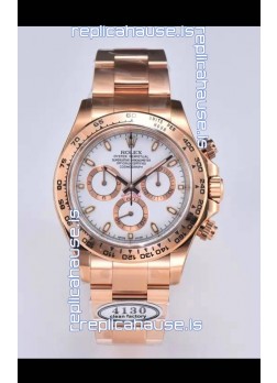 Rolex Cosmograph Daytona M116505-0010 Rose Gold Original Cal.4130 Movement - 904L Steel Watch