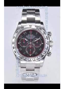Rolex Cosmograph Daytona M116519 Original Cal.4130 Movement - 904L Steel Watch Black Dial