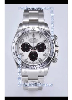Rolex Cosmograph Daytona Panda M116519 Original Cal.4130 Movement - 904L Steel Watch White Dial