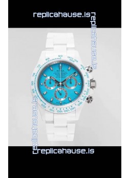 Rolex Daytona AET Remould Blue Dial Full Ceramic Strap Watch in Cal.4130 Movement