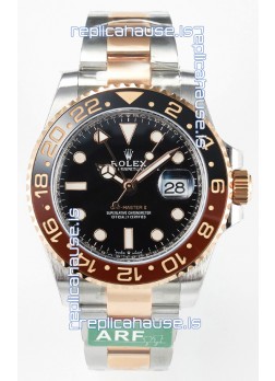 Rolex GMT Masters II Super Clone M126711CHNR-0002 Everose Two Tone Gold Swiss Replica Watch