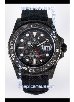 Rolex GMT Masters II Super Clone DiW Edition Swiss Replica Lightweight Carbon Casing Watch 