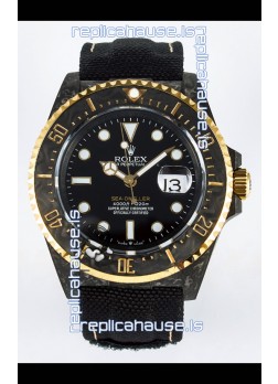 Rolex GMT Masters II Super Clone DiW Edition Swiss Replica Lightweight Carbon Casing Watch 
