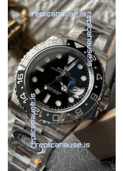 Rolex GMT Masters II 126710GRNR "Bruce Wayne" 904L Steel Oyster Strap Swiss Replica Watch 