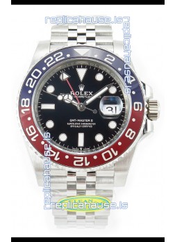 Rolex GMT Masters II 126710BLRO Cal.3285 72 Hours Power Jubilee Strap Swiss Replica 904L Steel 