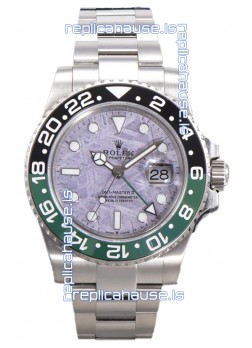 Rolex GMT Masters II 126720 Cal.3285 Pink Meteorite Dial 904L Steel in Oyster Strap Swiss Replica