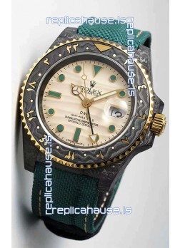 Rolex GMT Masters II DiW Arabic Two Tone  Edition Swiss 1:1 Mirror Replica