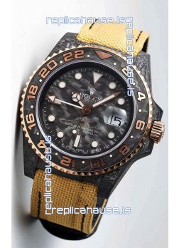 Rolex GMT Masters II DiW Edition Swiss Replica Watch - 1:1 Mirror Replica Rose Gold