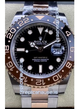 Rolex GMT Masters II M126711CHNR-0002 Everose Two Tone Gold Swiss Replica 1:1 Mirror Watch