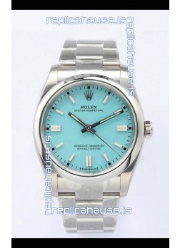 Rolex Oyster Perpetual REF#126000 36MM Swiss Movement Swiss Replica Blue Dial 904L Steel 1:1 Mirror Replica Watch