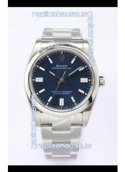 Rolex Oyster Perpetual REF#126000 36MM Swiss Movement Swiss Replica Blue Dial 904L Steel 1:1 Mirror Replica Watch
