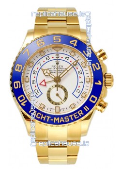 Rolex Yachtmaster II Stainles Steel Ref.116688 1:1 Yellow Gold Swiss Replica Watch 
