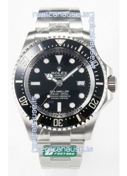 Rolex Sea-Dweller Deepsea Super Clone 126660LN Swiss Replica Watch 1:1 Mirror Replica in 904L Steel Case