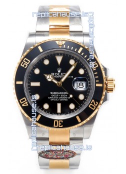 Rolex Submariner 41MM Date Ceramic Two Tone 126613LN - Replica 1:1 Mirror - Ultimate 904L Steel Watch