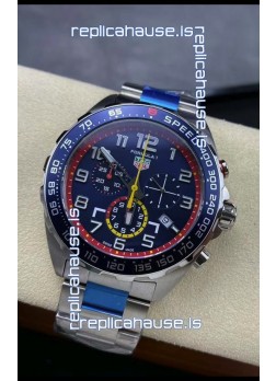 Tag Heuer F1 Edition Swiss Quartz Watch in Blue Dial Stainless Steel Casing 