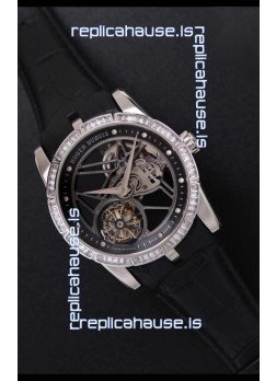 Roger Dubuis Excalibur Spider Flying Tourbillon Skeleton Titanium Casing 1:1 Mirror Swiss Watch
