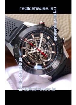 Tag Heuer Carrera Heuer 01 Swiss Replica Watch in Steel Casing