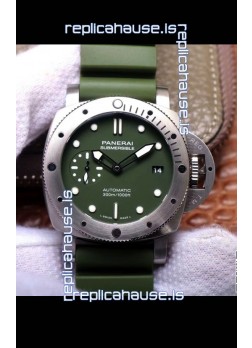 Panerai Luminor Submersible Verde Militare PAM1055 Swiss Replica Watch 42MM