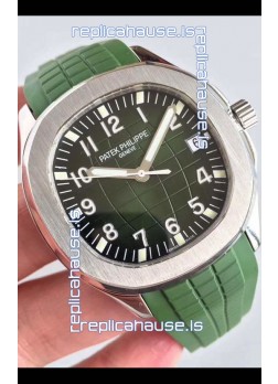 Patek Philippe Aquanaut 5168G-010 Swiss Replica 904L Steel Green Dial - 1:1 Mirror Edition