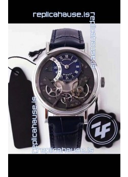 Breguet Tradition 7057BR/R9/9W6 Steel Casing Dual Tourbillon Swiss Replica Watch