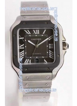 Cartier Santos De Cartier XL 1:1 DLC Bezel Swiss Replica Watch 40MM