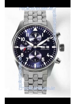 IWC Pilot Chronograph Le Petit Prince Edition Blue Dial 1:1 Mirror Replica Watch