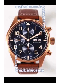 IWC Pilot Chronograph Le Petit Prince Edition Rose Gold 1:1 Mirror Replica Watch