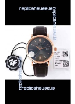 IWC Portofino Automatic 1:1 Mirror Quality Rose Gold Casing Swiss Replica Watch