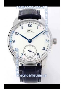IWC Portofino Automatic 1:1 Mirror Quality White Dial Steel Casing Swiss Replica Watch