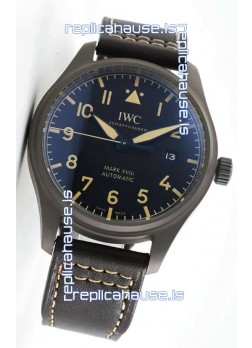 IWC Pilot's MARK XVIII Heritage 1:1 Swiss Watch in Titanium Casing