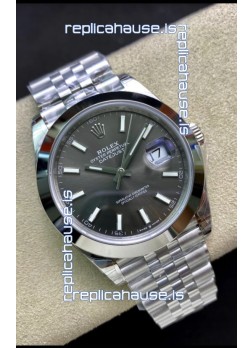 Rolex Datejust 126300 41MM Cal.3135 Swiss 1:1 Mirror Replica Watch in 904L Grey Dial