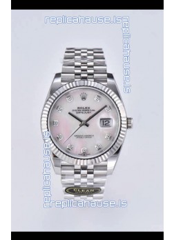 Rolex Datejust 126334 41MM ETA 3235 Swiss 1:1 Mirror Replica Watch in 904L Steel - Pearl Dial