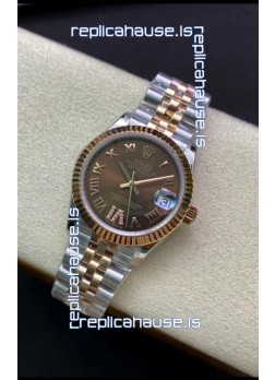 Rolex Datejust 278271 31MM Swiss Replica in 904L Steel in Brown Dial - 1:1 Mirror Replica
